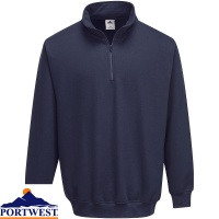Portwest Sorrento Zip Neck Sweatshirt - B309