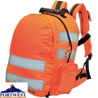 Portwest Quick Release Hi Vis Rucksack  - B904