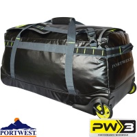 Portwest PW3 100L Water Resistant Duffle Trolley Bag - B951