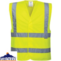 Portwest Hi-Vis Two Band & Brace Vest  - C470