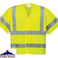 Portwest Short Sleeved Hi Vis Vest - C471
