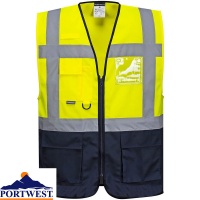 Portwest Warsaw Hi Vis Executive Vest - C476X