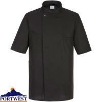 Portwest Surrey Slim Fit Chefs Jacket S/S - C735