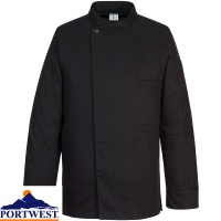 Portwest Surrey Slim Fit Chefs Jacket L/S - C835