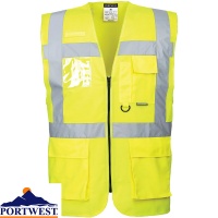 Portwest Hi-Vis 2m Social Distancing Executive Vest - CV76