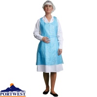 Portwest Disposable Apron Bib PE Food  - D300