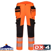 Portwest DX4 Hi Vis Detachable Holster Pocket Trouser - DX442