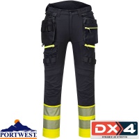 Portwest DX4 Hi-Vis Class 1 Holster Pocket Trouser - DX445