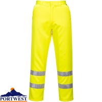 Portwest Hi-Vis Poly Cotton Trousers - E041