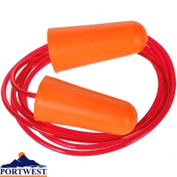Portwest Corded PU Foam Ear Plug - EP08
