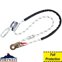 Portwest Work Positioning Lanyard with Grip Adjuster - FP26