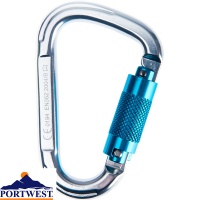 Portwest Aluminium Twist Lock Carabiner - FP32