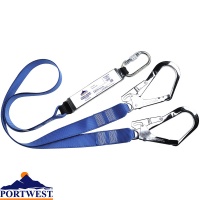 Portwest Double Webbing Lanyard With Sock Absorber - FP51