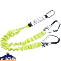 Portwest Double Lanyard Elasticated With Shock Absorber - FP52
