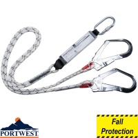 Portwest Double Kernmantle Lanyard With Shock Absorber - FP55
