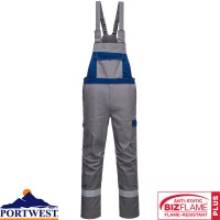 Portwest Bizflame Flame Resistant Ultra Two Tone Bib & Brace - FR07