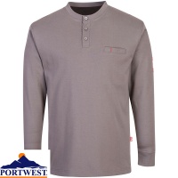 Portwest Flame Resistant Anti-Static Henley - FR32