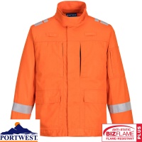 Portwest Bizflame Flame Retardant Plus Lightweight Stretch Panelled Jacket - FR601