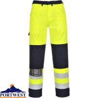 Portwest Flame Retardant Hi Vis Multi-Norm Trousers -  FR62