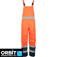 Orbit Plume Matrix FR Hi Vis Bib N Brace Waterproof Salopette - FRMSALR