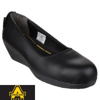 Amblers Ladies Wedge Heel Safety Shoe - FS107