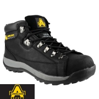 Amblers Steel Ladies Black Safety Boots - FS123