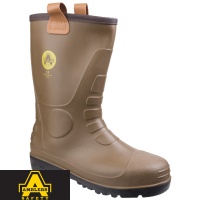 Amblers Tan PVC Rigger Boot - FS95