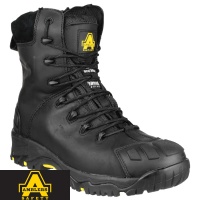 Amblers High Leg Thinsulate Lined Boot Black - FS999