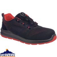 Portwest Compositelite Wire Lace Safety Trainer Knit S1P - FT08