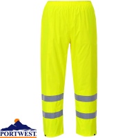 Portwest Hi-Vis Light Rain Trousers - H441