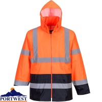 Hi Vis Classic Contrast Rain Jacket - H443