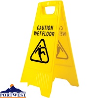 Portwest Wet Floor Warning Sign - HV20