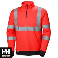 Helly Hansen Addvis Hi Vis Half Zip Sweatshirt - 79096