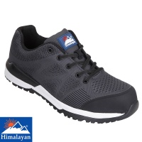 Himalayan Black Bounce Non Metallic Fibre Glass Toe Cap Safety Trainer - 4314