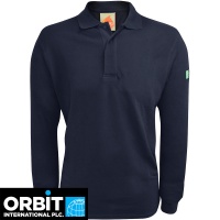 Orbit Baird ARC Acrylic Long Sleeve Polo Shirt - MALSP2X