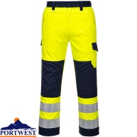 Portwest Hi-Vis Modaflame Flame Resistant Trouser - MV46