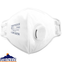 FFP3 Valved Dust Mist Fold Flat Respirator (20) - P351