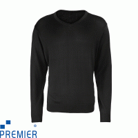 Premier Mens V Neck Knitted Sweater - PR694