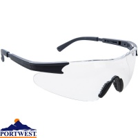 Portwest Curved Safety Glasses - PW17