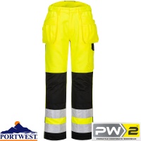 Portwest PW2 Hi-Vis Water Repellent Holster Trouser - PW242