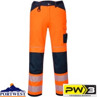 Portwest PW3 Hi-Vis Work Trousers - PW340