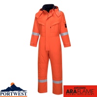 Portwest Flame Retardant Araflame Insulated Winter Coverall  - AF84