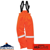 Portwest  Flame Retardant Araflame Insulated Winter Salopettes  - AF83