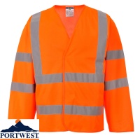 Portwest Hi Vis Long Sleeved Jacket - C473