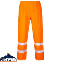 Portwest Hi Vis Water Resistant Traffic Trousers - S480