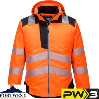 Portwest PW3 Vision Hi-Vis Rain Jacket - T400