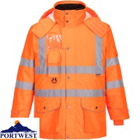 Portwest Hi Vis 7-in-1 Traffic Jacket - RT27