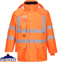 Portwest Hi Vis 7-in-1 Traffic Jacket - RT27