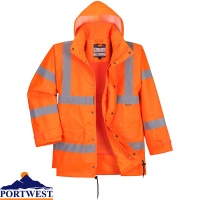 Portwest Hi-Vis Breathable Traffic Jacket (Interactive) - RT63