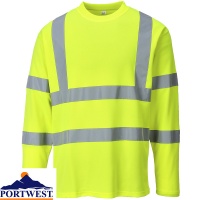 Portwest Hi Vis Long Sleeved T-Shirt - S278